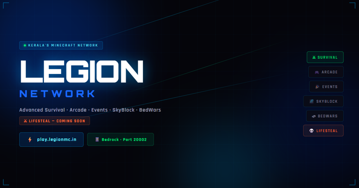 Legion Network | Minecraft
